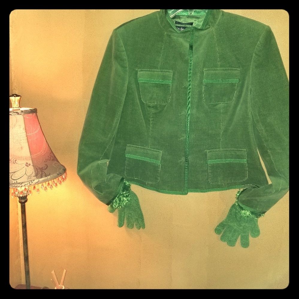 Style&co Green CorduroyJacket